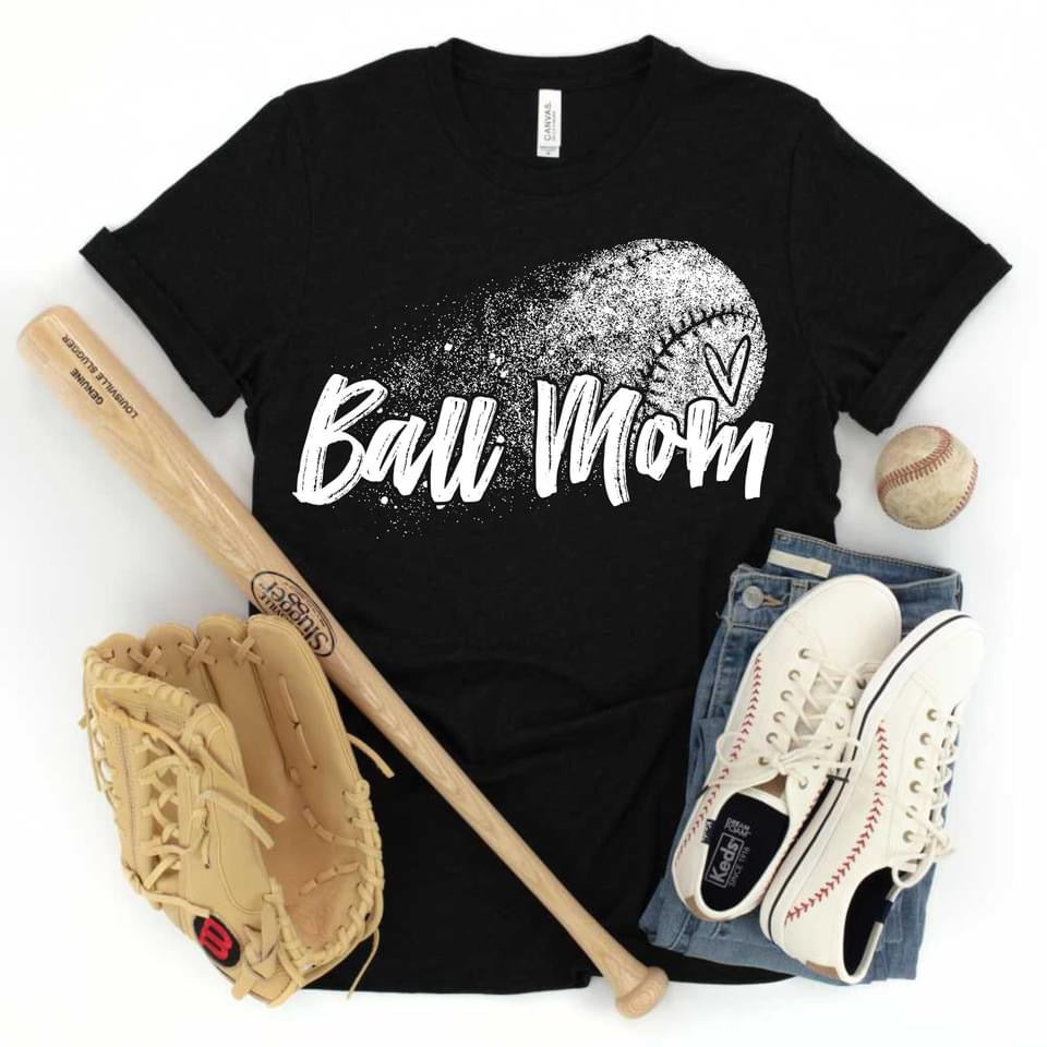 Baseball Ball Mom Design