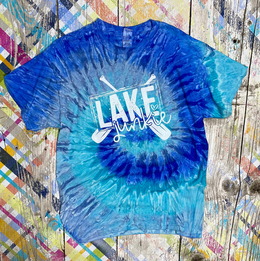 Lake Junkie Tie dye tee - Large